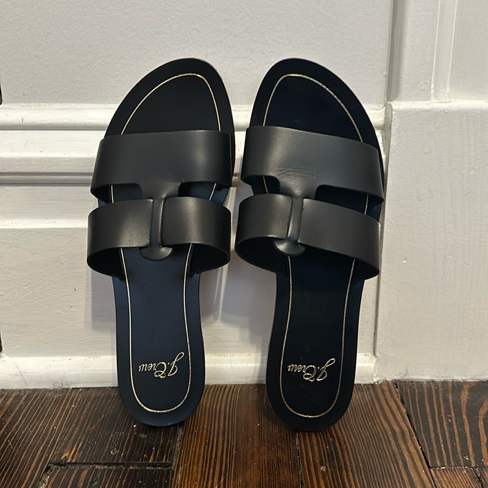 EUC J. Crew Italian Leather Cyprus Sandal
